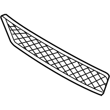 BMW 51117128234 Grid, Centre Open