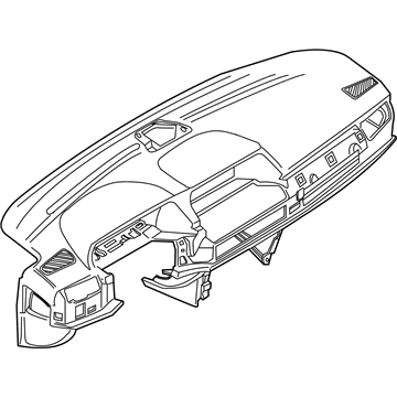 BMW 51457145820 Trim Panel Dashboard