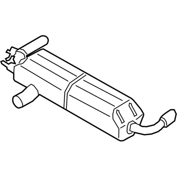 2018 BMW 530i Exhaust Pipe - 18308652317