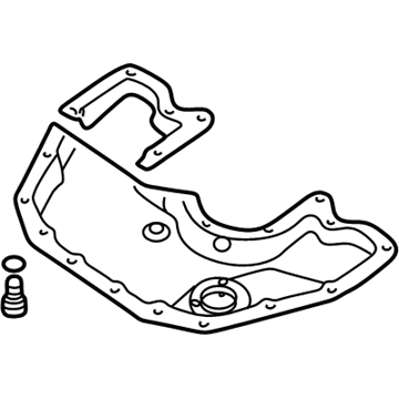 2006 BMW 750Li Oil Pan - 11137546655