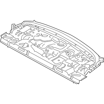 BMW 41007299624 Partition Trunk