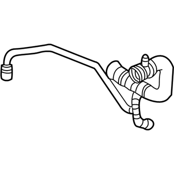 2002 BMW X5 Radiator Hose - 11537500746