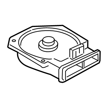 BMW 65139256350 Central Bass, Right