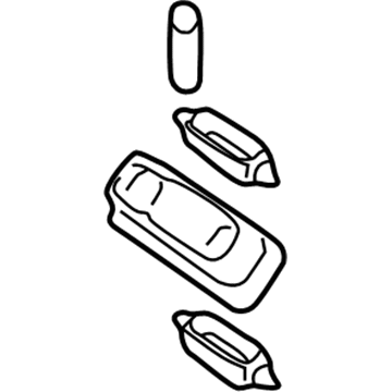 2001 BMW 740i Interior Light Bulb - 63318369511