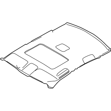 BMW 51448207188 Molded Headlining For Sliding Lifting Roof