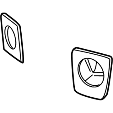 BMW 64118363801 Gasket, Fresh Air Connection