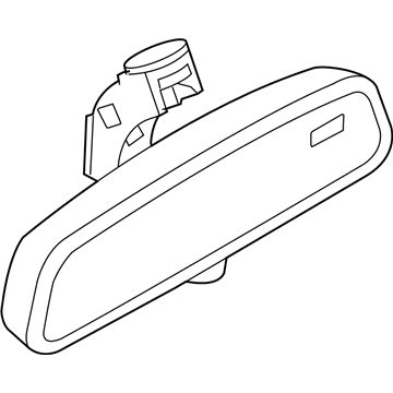 BMW 51169225980 Inside Mirror Ec/Led/Gto/Compass/Fla