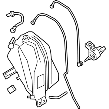 BMW 16197299364 Scr Reservoir, Passive