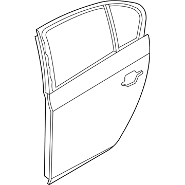 BMW 41527228149 Door, Rear Left