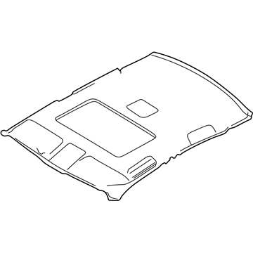 BMW 51447043499 Molded Headlining For Sliding Lifting Roof