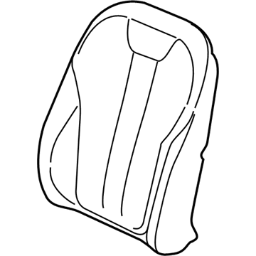 BMW 52109484021 COVER, SPORT BACKREST IMIT.