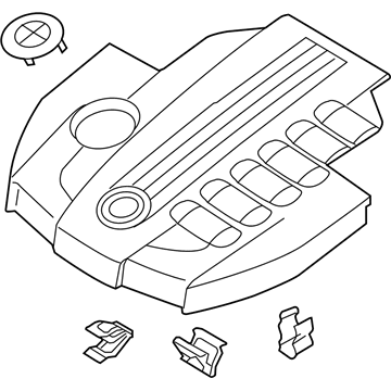 BMW 11147798374 Cover, Acoustic