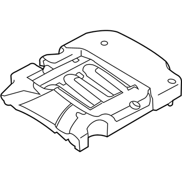 BMW 11147807643 Acoustic Cover Rear