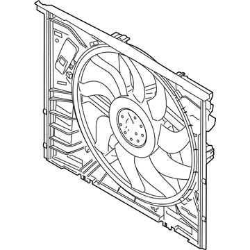 BMW M340i xDrive Fan Blade - 17428666818