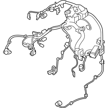 BMW 12518579347 Engine Wiring Harness, Engine Module