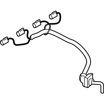 BMW 12518586173 Wiring Harness, Engine, Injector Module