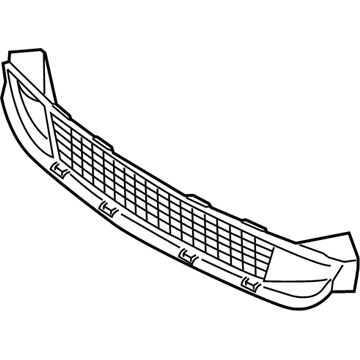 BMW 51118050346 Grille, Air Inlet, Middle
