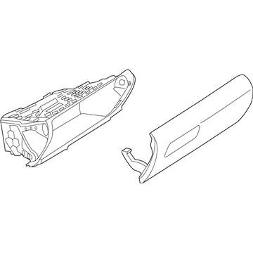 BMW 51166833478 Glove Box