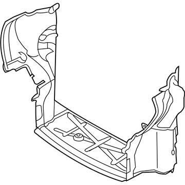 BMW 51747166935 Front Air Duct