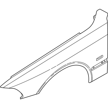 BMW 41358162133 Side Panel, Front Left