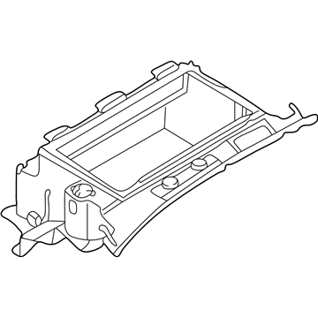 BMW 51168196111 Glove Box Housing