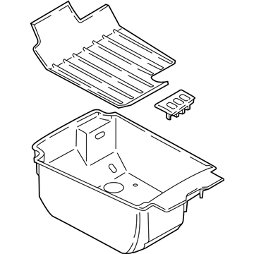 BMW 51169384368 Storage Tray Basic Version