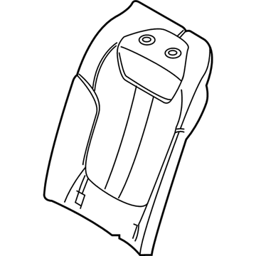 BMW 52207360560 Foam Pad Basic Backrest Right