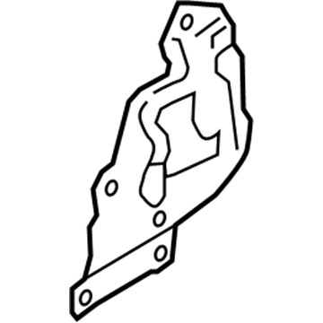 BMW 51227276317 Adapter Plate, Left