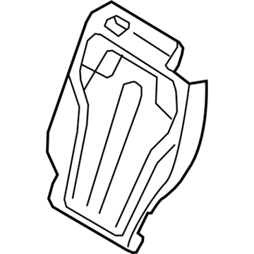 BMW 52207319569 Foam Section, Backrest, Left