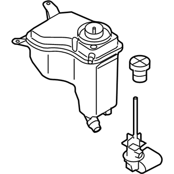 BMW 17137640515 Engine Coolant Recovery Tank