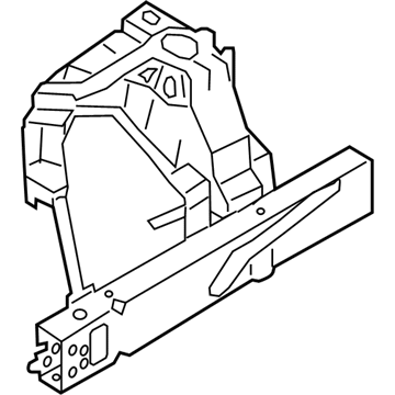 BMW 41007486608 Wheelhousing Without Vin, Fr