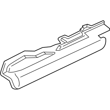 BMW 52107492933 Finisher, Upper Rail, Exterior, Left