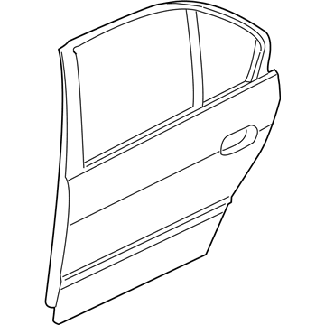 BMW 41528266722 Door, Rear Right