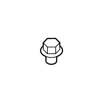 BMW 07147128161 Hexagon Screw With Flange