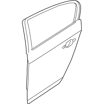 BMW 41007298525 Door, Rear Left