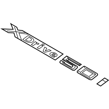 BMW 51147436031 Label