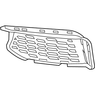 BMW 51118065317 Grille, Air Inlet, Open, Left