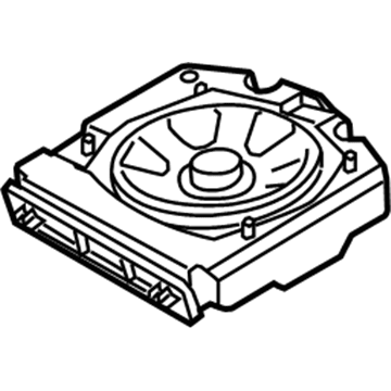 BMW 65139315646 Central Bass, Right