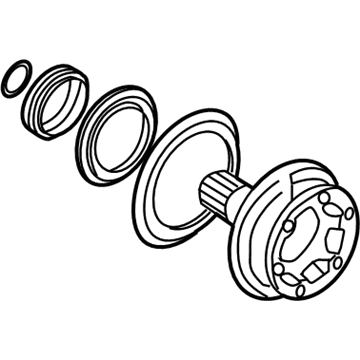 BMW 33137509105 Drive Flange Output