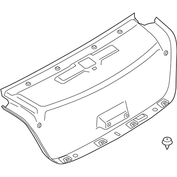 BMW 51497366407 Trim Panel, Trunk Lid