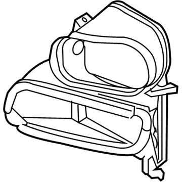 BMW 51717169415 Air Duct, Front Left