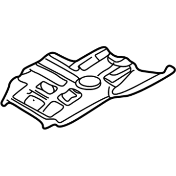 BMW 51457002608 Trim Panel Foot Controls