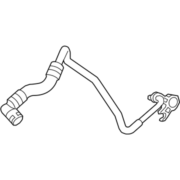 BMW 17227584008 Oil Cooling Pipe Outlet