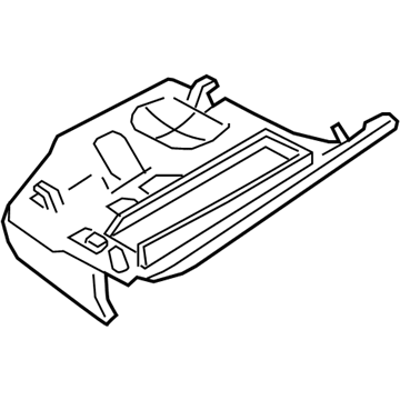 BMW 51459240599 Trim Panel,Footwell,Airbag,Front Passenger