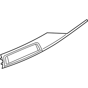 BMW 51459231233 Trim Instrument Panel Fineline Pur Right