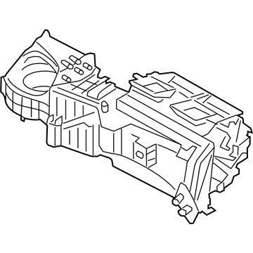 BMW 64119237550 Empty Housing For Heater/Air Condit.Unit