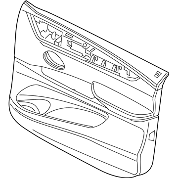 BMW 51418068321 Door Trim Panel, Front Left