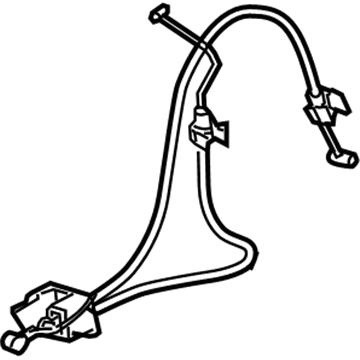 BMW 51247066568 Bowden Cable, Trunk Lid