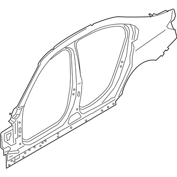 BMW 41007487371 BODY-SIDE FRAME LEFT