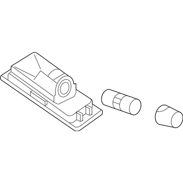 BMW 63267165735 Registration Plate Lamp